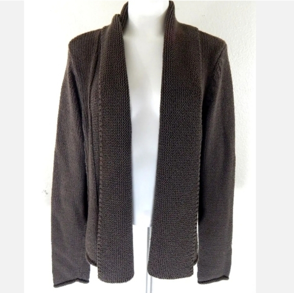 Eileen Fisher Heavy Knit Open Front Cardigan - Picture 1 of 4